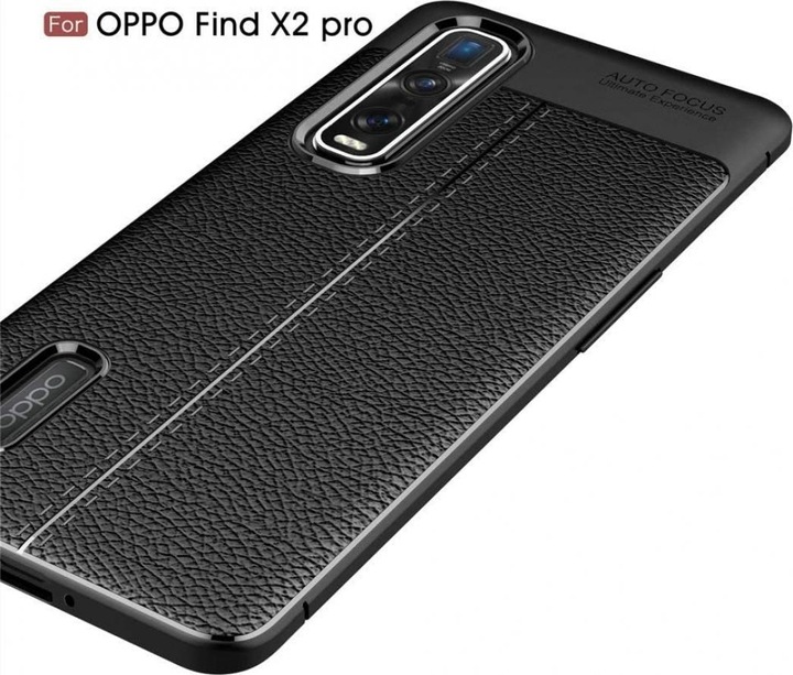 Produktbild Screenguard Oppo Find X2 Pro Hülle Leather Design TPU Cover (Oppo Find X2 Pro)