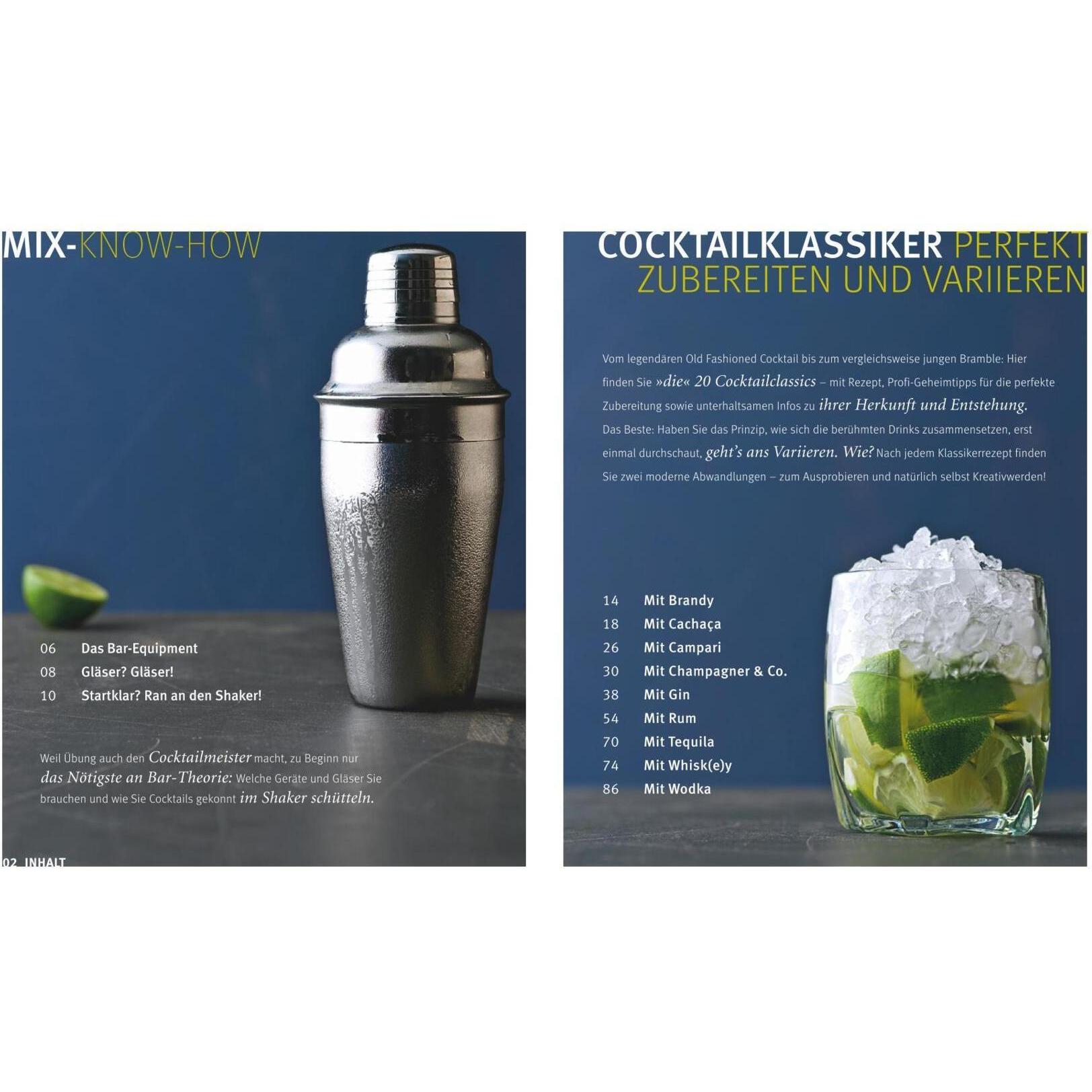 Thumbnail - Cocktail Classics, Ratgeber von Jens Hasenbein, Bastian Heuser, Helmut Adam