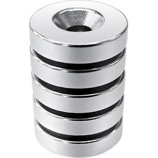 RS PRO, Magneti, Magnete in neodimio, 3,5 mm x 3,25 mm, L. 15,4 mm