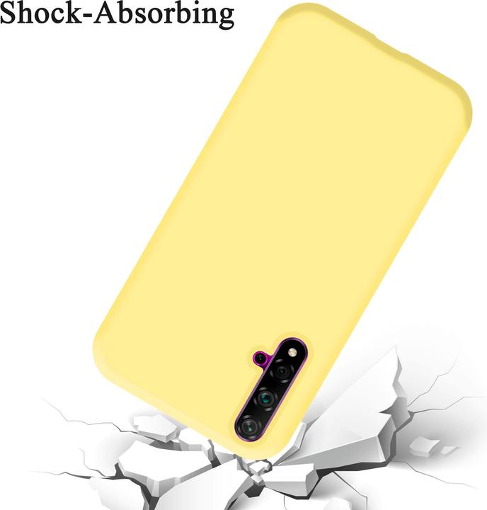 Produktbild Cadorabo TPU Liquid Silicone Case Cover (TCL 20S, LG K20, Huawei Nova 5T)