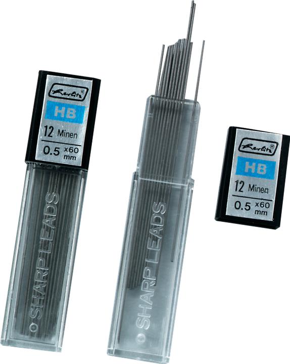 Produktbild Herlitz Druckbleistiftminen, Minenst„rke: 0,7 mm (0.70 mm, HB, 1 x)