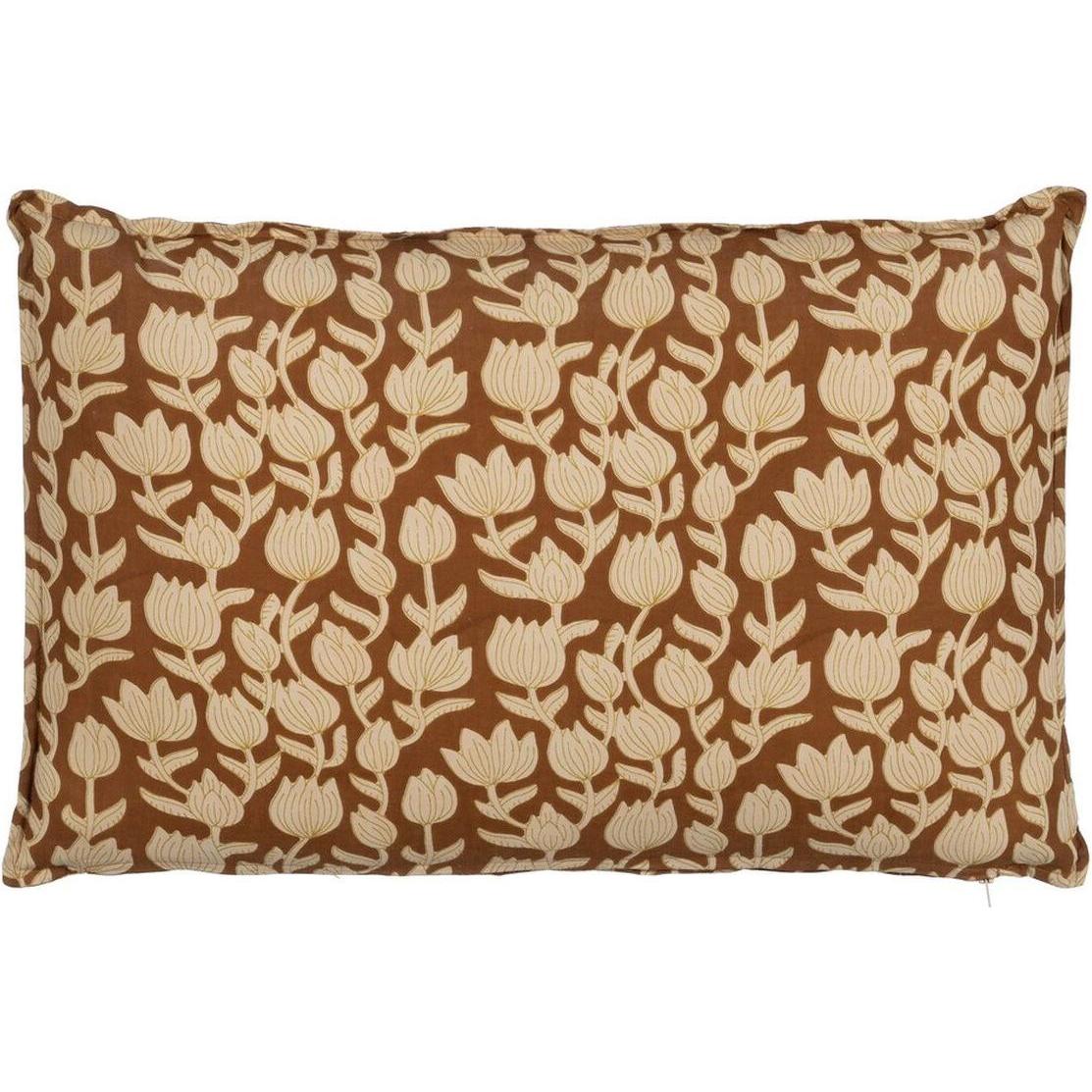 Natec, Dekokissen, Kissen Baumwolle Braun Beige 60 x 40 cm (60 x 40 cm)