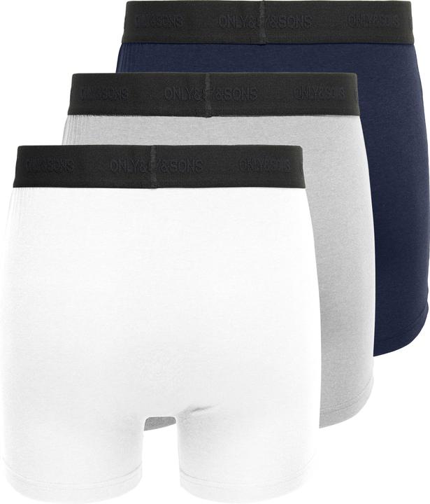 Immagine prodotto Only & Sons Onsfitz Bamboo Boxer Logo 3-Pack Noos (XL, confezione da 3)