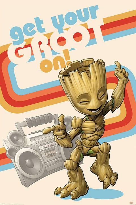 Produktbild Pyramid GUARDIANS OF THE GALAXY - Poster 61X91 - Get Your Groot On (61 x 91 cm)