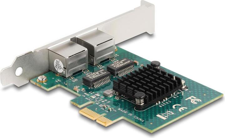 Produktbild Delock PCI Express x1 Karte zu 2 x RJ45 Gigabit LAN BCM (PCI-E x1)