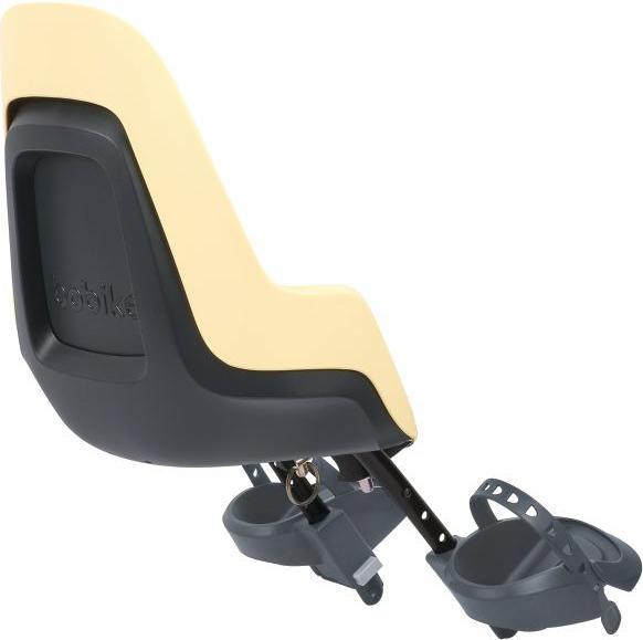 Actual product image bobike GO Mini front child seat Lemon Sorbet
