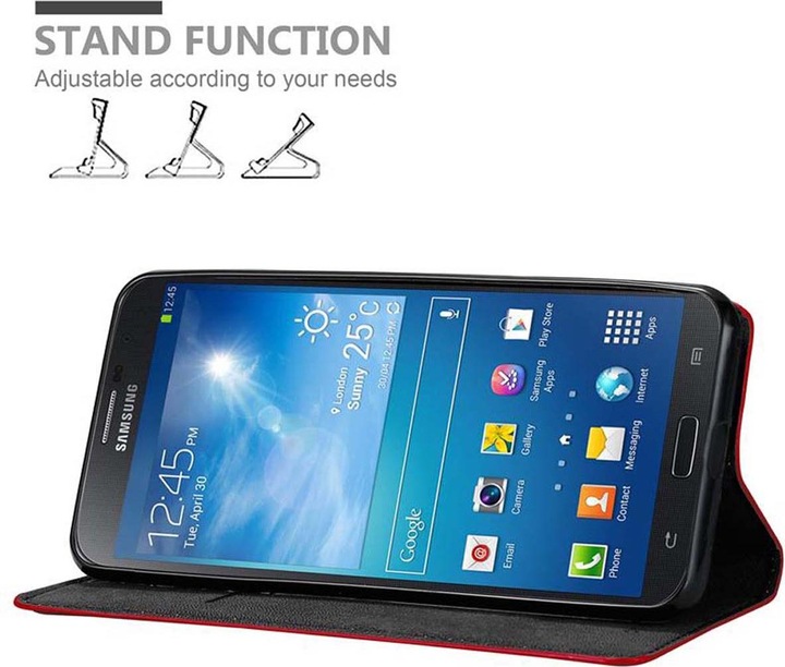 Actual product image Cadorabo Book Invisible Magnet Cover (Samsung Galaxy Mega 6.3)