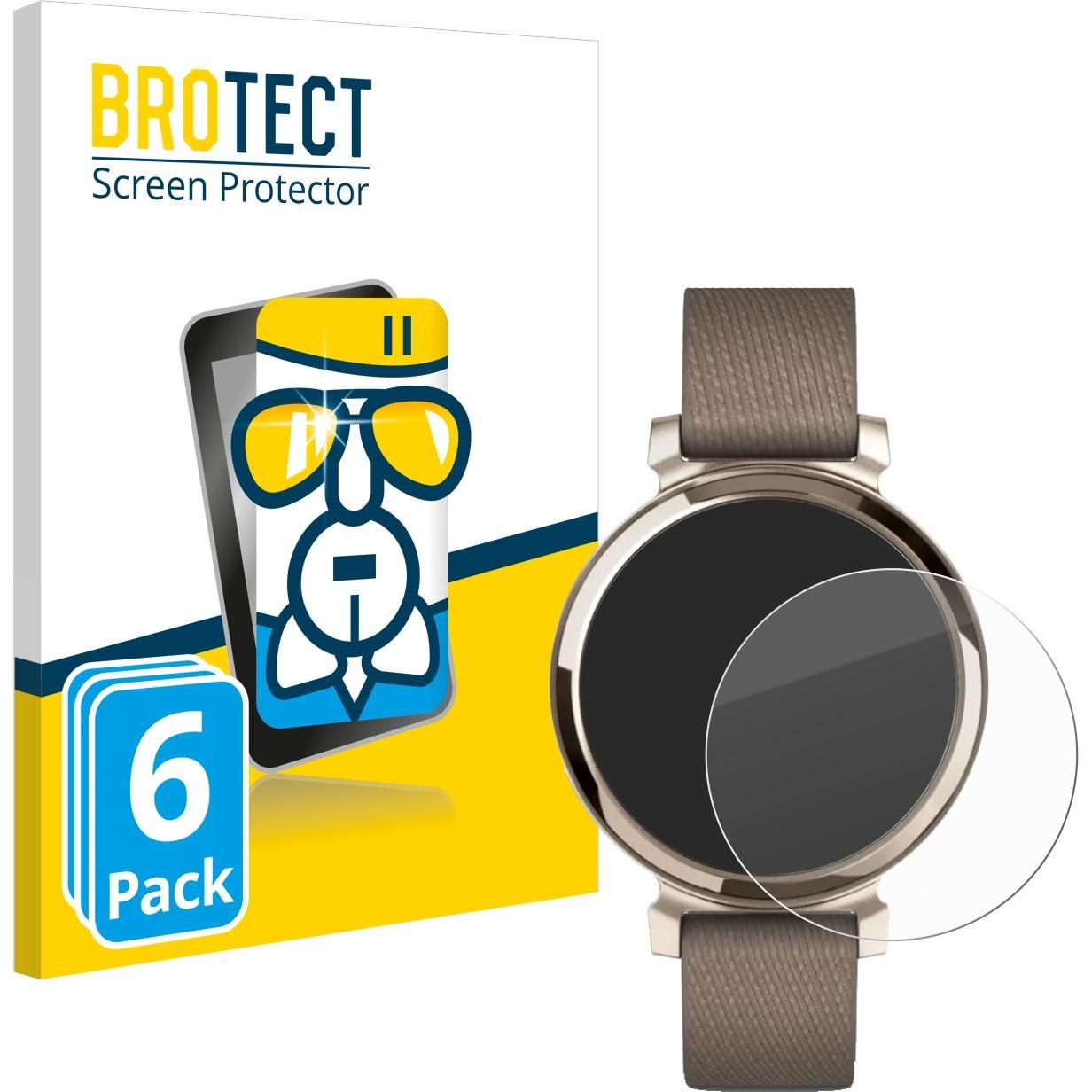 BROTECT AirGlass Panzerglasfolie, Smartwatch Schutzfolie, Transparent