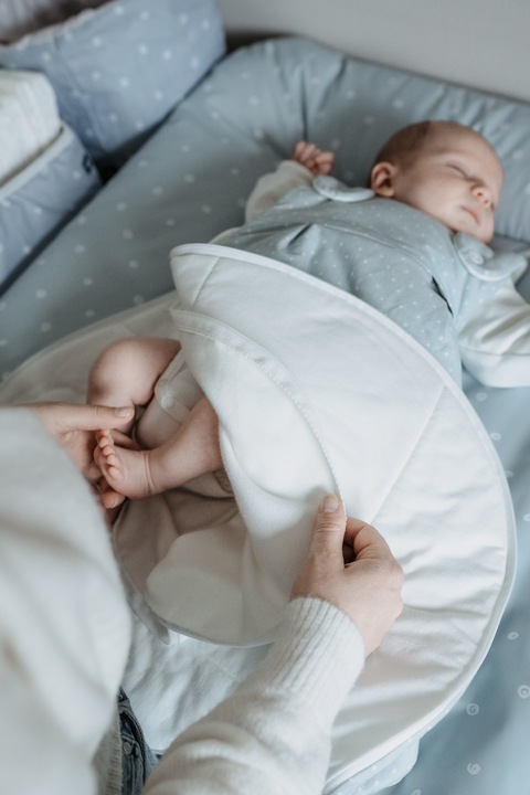 Produktbild Alvi Baby-Ganzjahresschlafsack Mäxchen Aqua Dot Gr. 80/86 (86 cm)