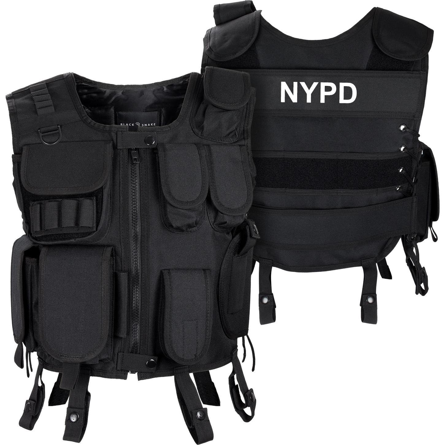 Black Snake Kostüm Einsatzweste und Patch (XS)