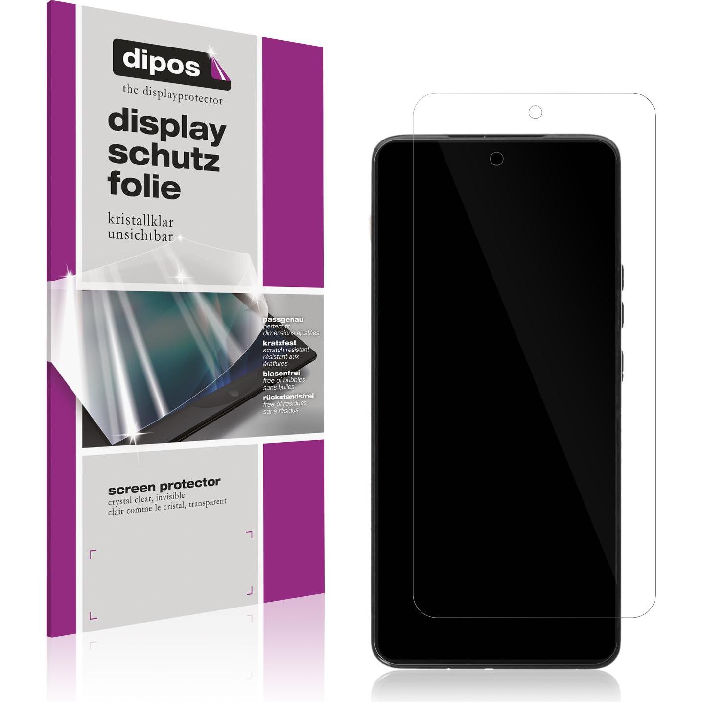 Dipos Displayschutzfolie Crystalclear (5 Stück, Motorola ThinkPhone), Smartphone Schutzfolie, Transparent