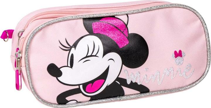 Actual product image Minnie Mouse double multi-purpose pouch Pink 22.5 x 8 x 10 cm