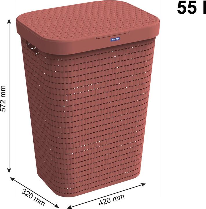 Image du produit Rotho 2er Set Wäsche COUNTRY (40 l)