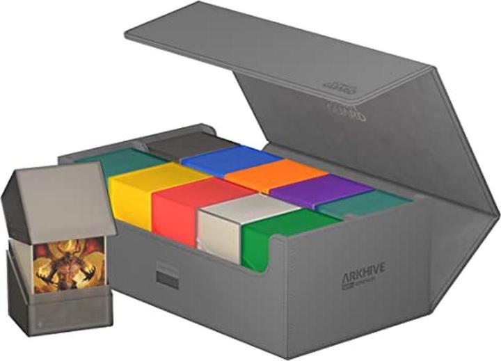 Actual product image Ultimate Guard Arkhive 800+ XenoSkin Monocolor Gris