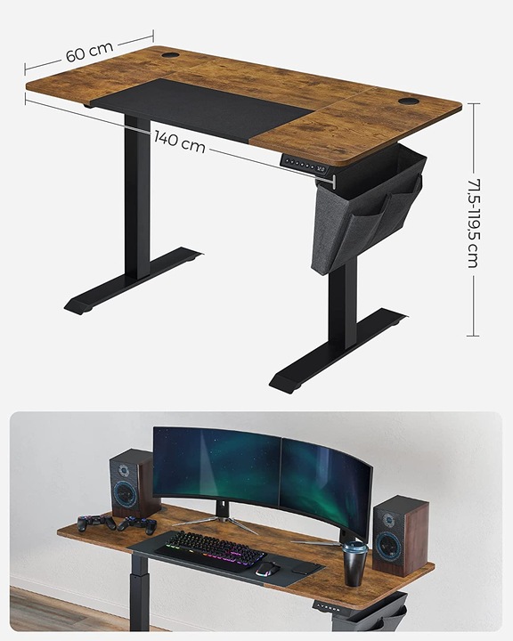 Actual product image Songmics Work (140 x 60 x 120 cm)