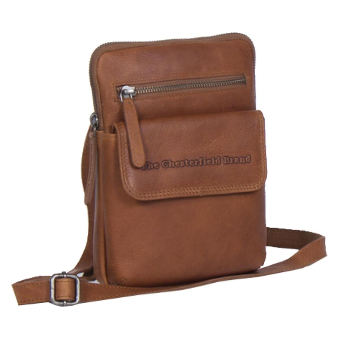 The Chesterfield Brand, Herren, Handtasche, Wax Pull Up Umhängetasche Leder 16 Cm, Braun