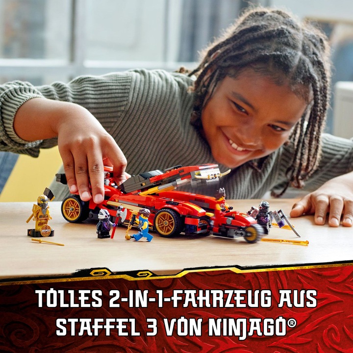 Actual product image LEGO X-1 Ninja Supercar (71737, LEGO Ninjago)