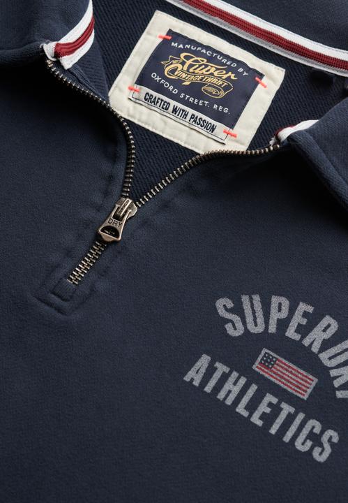Actual product image Superdry Athletic Collared Half Zip Jumper (XS)