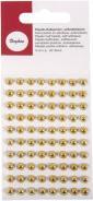 Nutritional values and ingredients Rayher Plastic half pearls, self-adhesive, gold, 80 piece