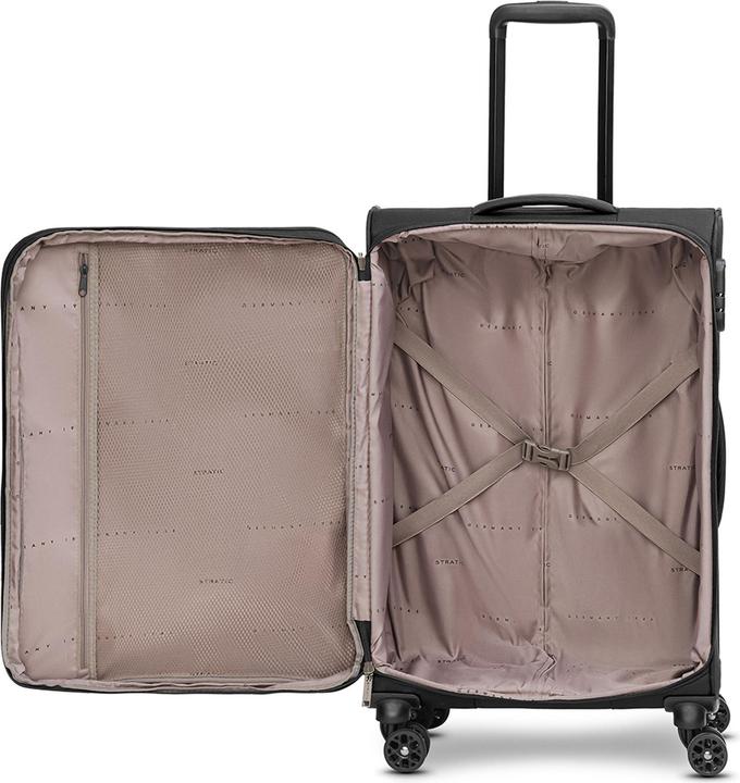 Produktbild Stratic taska 4-Rollen Trolley M 65 cm mit Dehnfalte (74 l, L (90 - 115l))