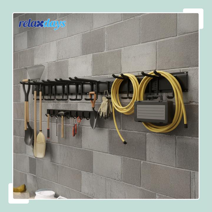 Actual product image Relaxdays 10-piece tool rack set