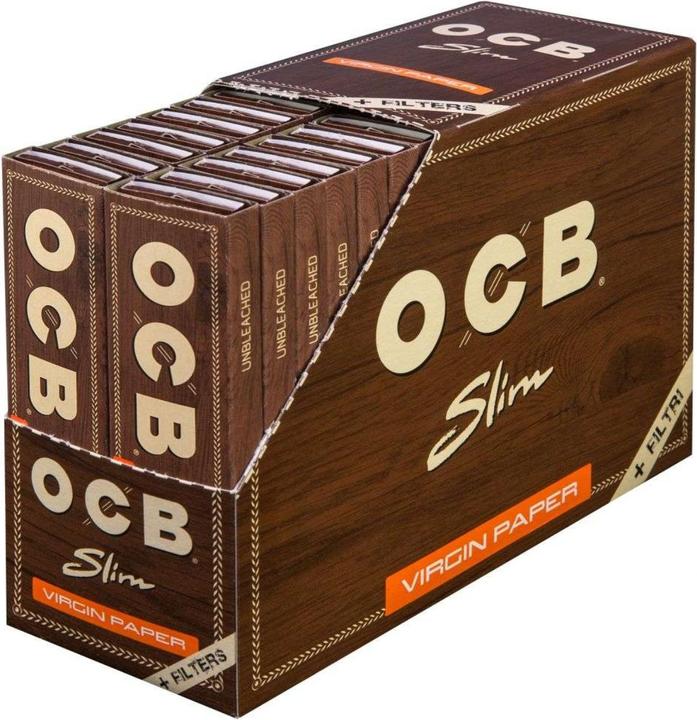 Immagine prodotto OCB Slim Virgin Unbleached + 32 filtri