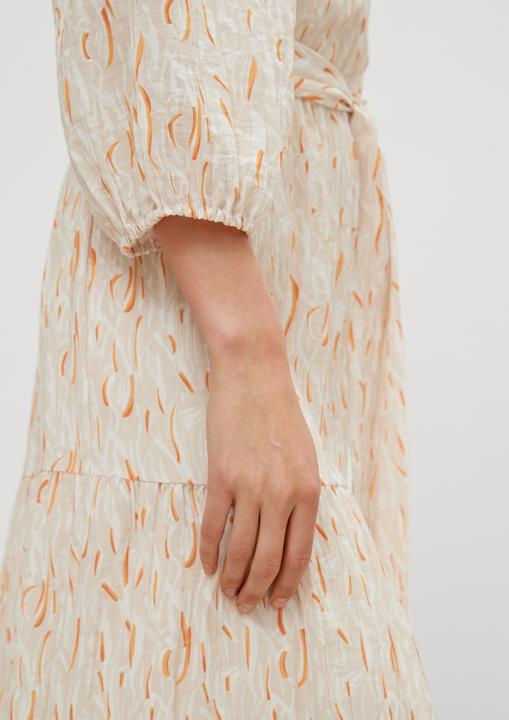 Image du produit Comma Kleid Stufenkleid mit Allover-Muster (38)