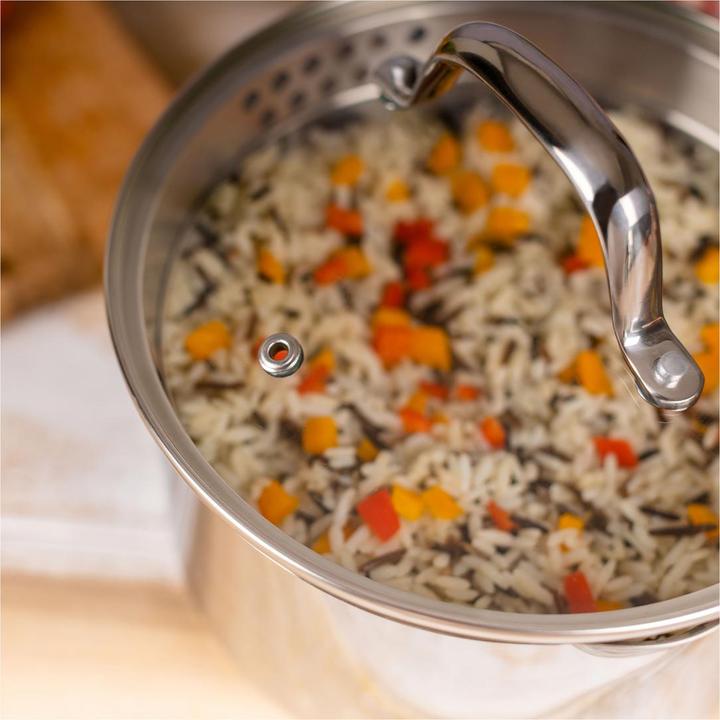 Actual product image Kuhn Rikon ALLROUND PLUS saucepan (Saucepan, Stainless steel, 18 x 16.50 cm)