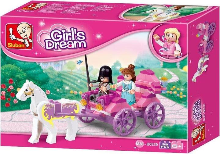 Produktbild Sluban Constructor Princess carriage M38-B0239, plastic