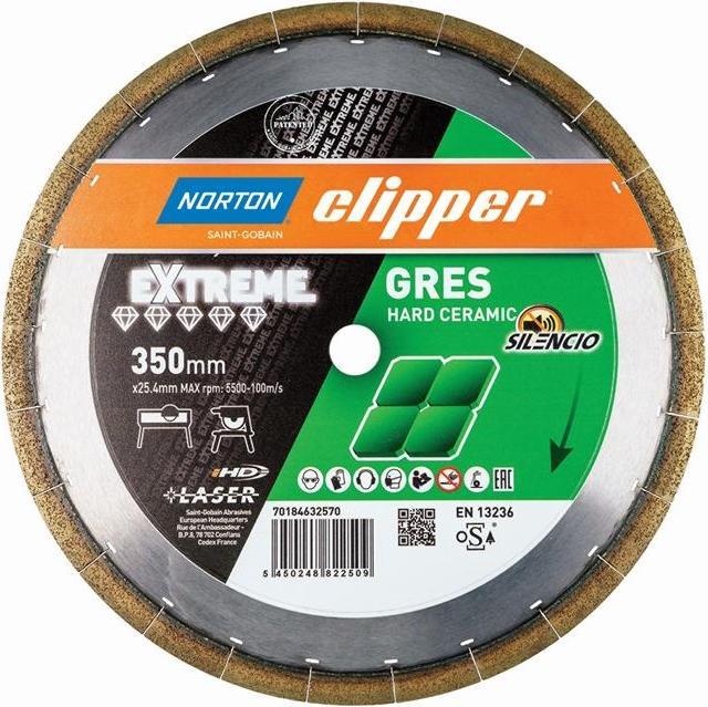 Produktbild Norton Clipper Diamanttrennscheibe Extreme Gres Silencio