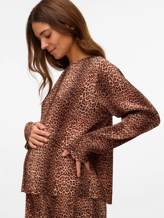 Actual product image Mamalicious Normal geschnitten Rundhals Top Bluse (L)