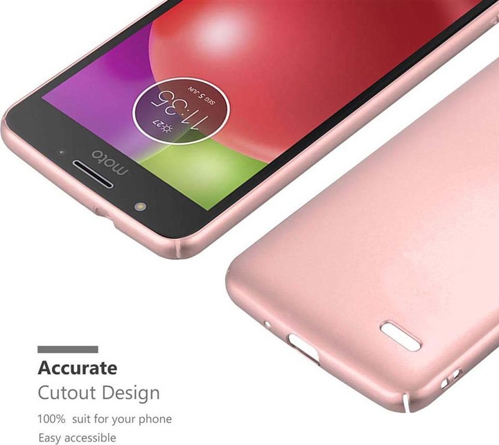 Produktbild Cadorabo Hard Cover Matt Metall Cover (Motorola Moto E4)