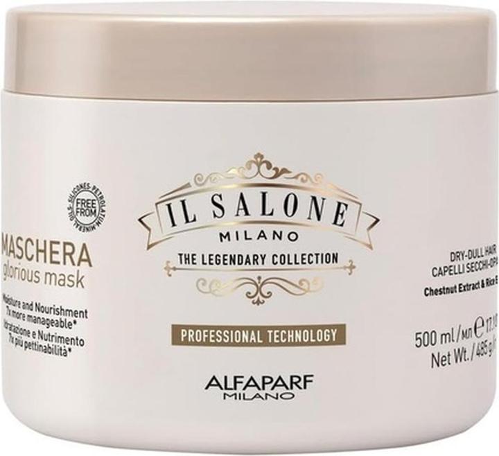 Immagine prodotto Alfaparf Il Salone Milano Glorious Mask 500ml - Maschera per capelli secchi e opachi (500 ml)