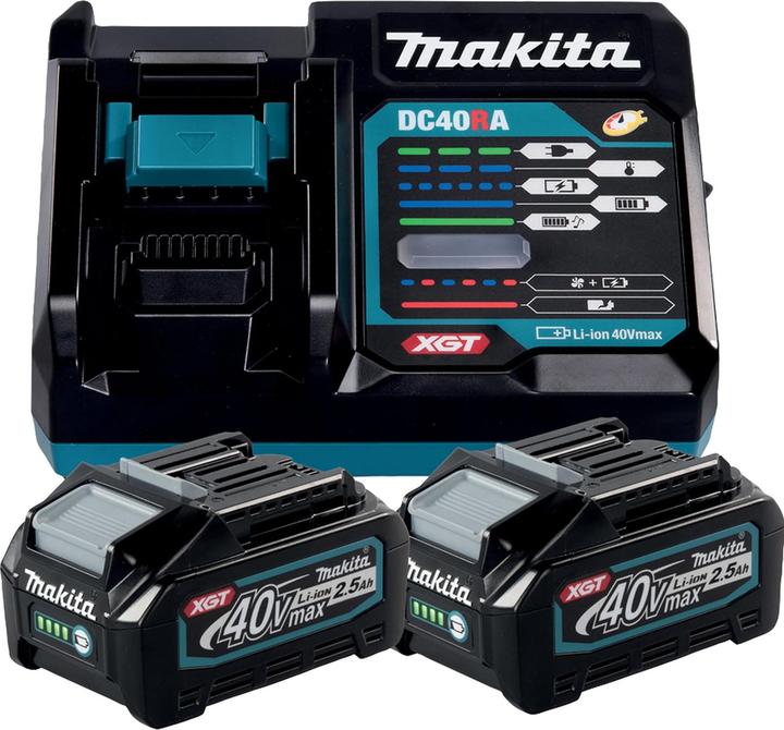 Makita 40V Reserve Accu + Lader Krachtbron Kit 2.5Ah (40 V)