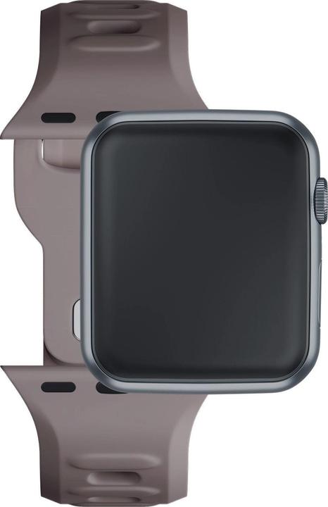 Produktbild 3MK Silicone Watch Strap brązowy/taupe dla Apple Watch 42/44/45/49mm (Silikon, Edelstahl)