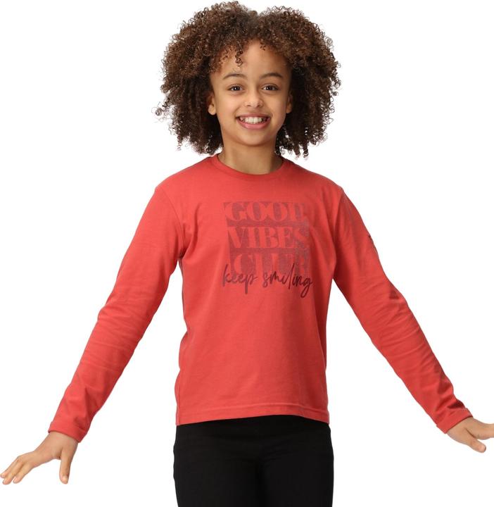Immagine prodotto Regatta Maglietta a maniche lunghe Wenbie III Good Vibes Club per bambini/ragazzi (146, 152)