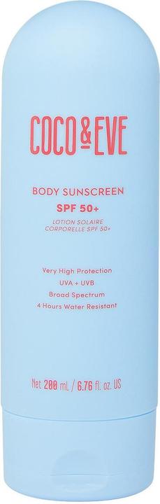 Actual product image Coco & Eve Body Sunscreen SPF 50+ (Suntan cream, SPF 50+, 200 ml)