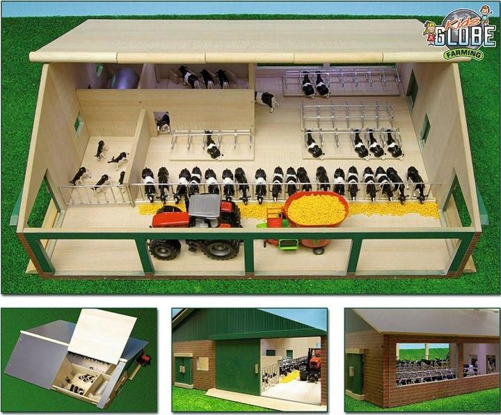 Productafbeelding Sombo Ligbox Stevig Hout met Melkstel 1:32