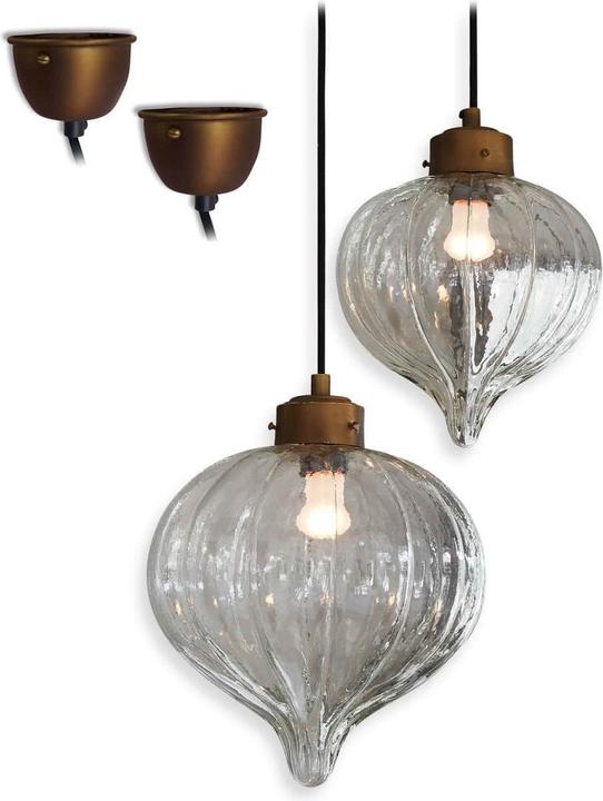 Image du produit Loberon Set de 2 lampes à suspendre Baisse clair (E27)