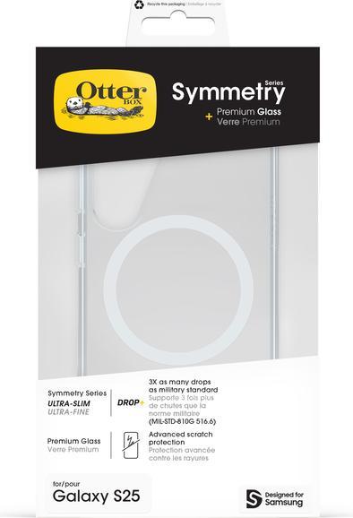 Actual product image OtterBox Symmetry Clear mit Magnets + Premium Glass (Samsung Galaxy S25)