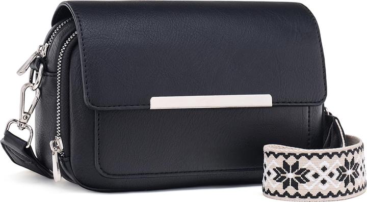 Produktbild Only-Bags.Store Handy Umhängetasche, Vegan Leder Crossbody Bag Umhängetasche mit verstellbarem abnehmbarem breitem