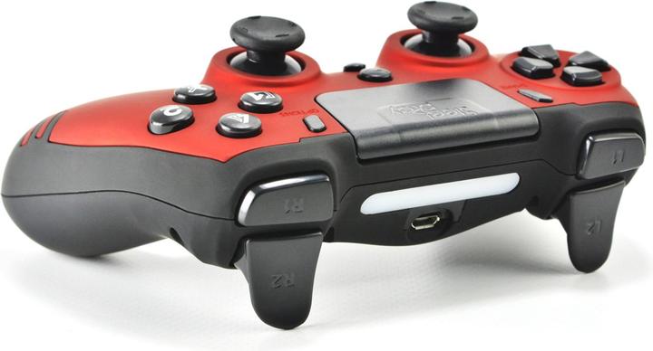 Actual product image Steelplay Slim Pack Wireless Controller Ruby Red Multi (PC, PS4)
