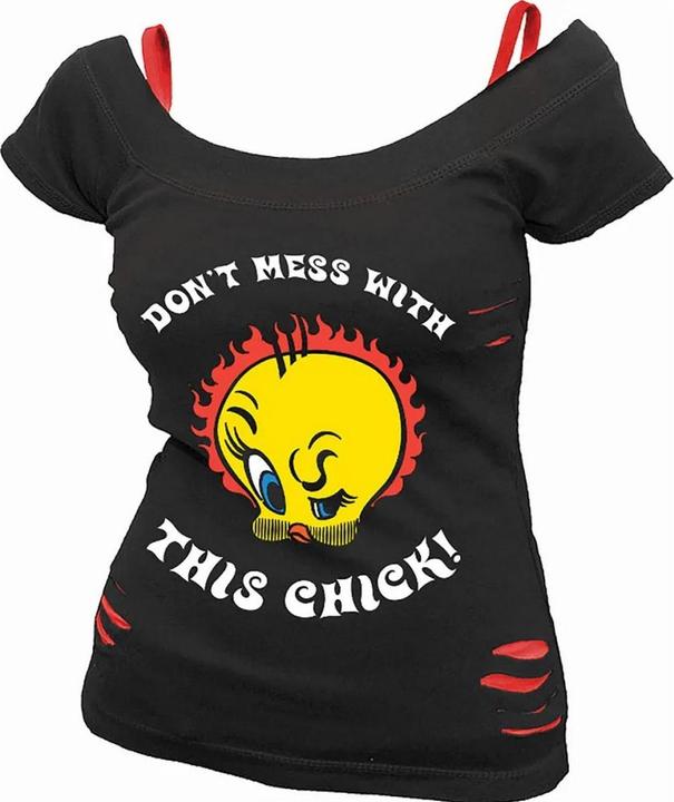 Immagine prodotto Looney Tunes Tough Chick Top Titti Donna (M)
