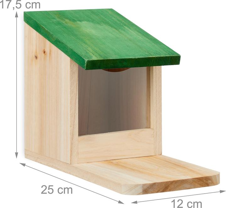 Produktbild Relaxdays Eichhörnchenfutterhaus