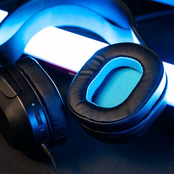 Produktbild JLab Audio Jlab Nightfall Wired Gaming Headset Black Kabelgebunden, 3,5-mm-AUX-Konsolenkabel (Kabelgebunden)