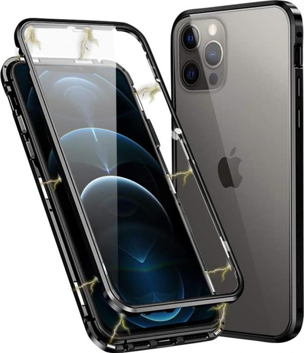 Immagine prodotto G-Case Apple iPhone 12 Pro Alluminio Custodia magnetica in vetro Cover (Apple iPhone 12 Pro)