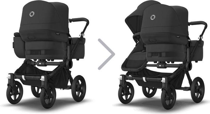 Actual product image Bugaboo Donkey 5 Duo extension set complete, black