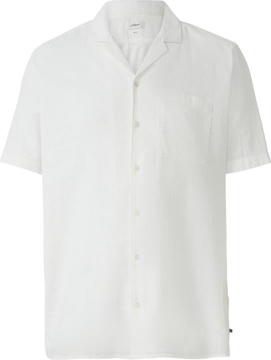 Actual product image S.Oliver Hemd Resort Fit: Strukturiertes Kurzarm-Hemd mit Brusttasche (4XL)