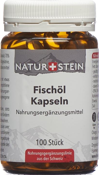 Immagine prodotto Naturstein Fischöl Kapsel (100 Pezzo/i, Pillole, 168 g)