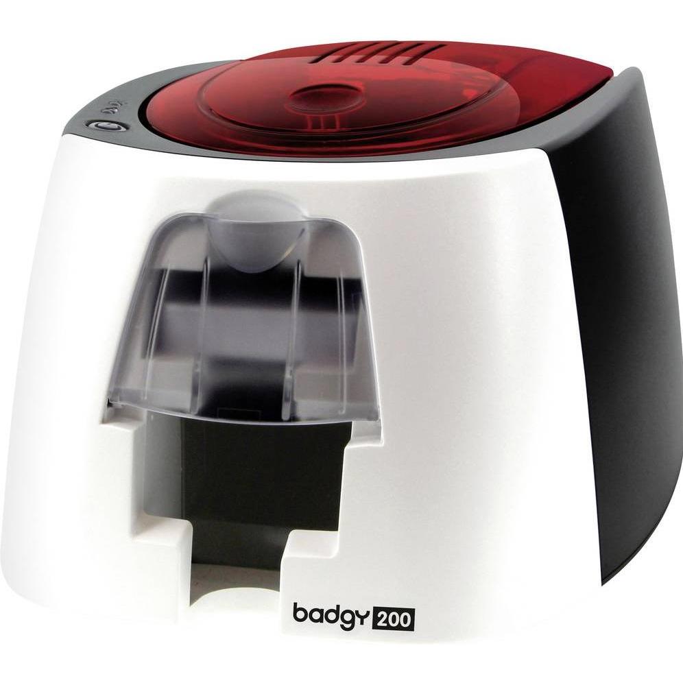 Evolis Badgy 200 (300 dpi), Etikettendrucker, Schwarz, Weiss